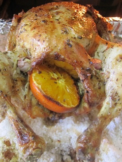 Una foto de Pollo saludable al horno y a la sal