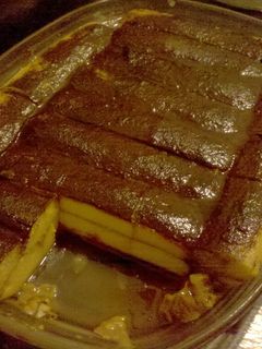 Una foto de Postre de vainilla