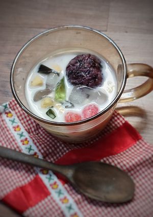 Foto resep Es Buah Cincau Tape