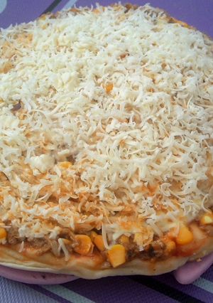 Foto resep Pizza Teflon Tuna Jagung