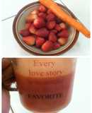 Healthy Juice Strawberry Carrot