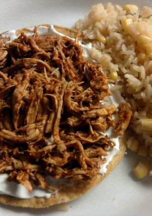 A picture of tinga de pollo.