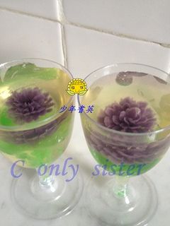 Gelatin Art-花天酒地飲........→花酒 的食譜成品照片