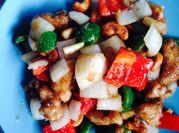 A picture of onion stir fry