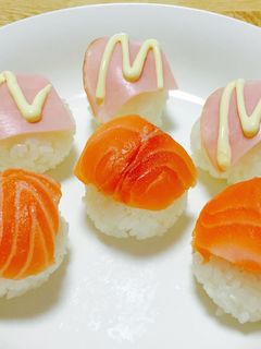 Una foto de japonés　"Temari sushi"