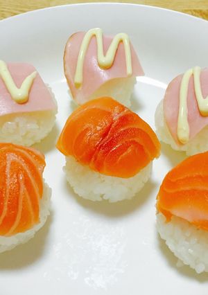 Una foto de japonés　"Temari sushi"