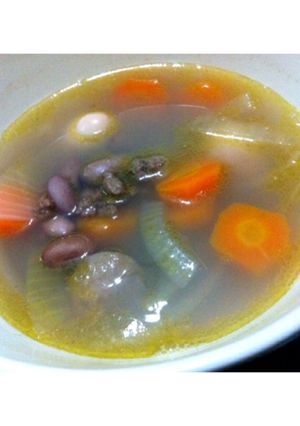 Foto resep Sup Daging Kacang Merah
