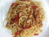 Spaghetti Tuna Pedas
