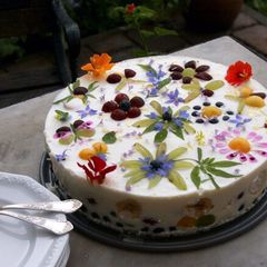 A picture of Garden Cake.