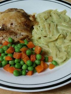 A picture of Easy Baked Chicken Thighs.