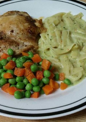 A picture of Easy Baked Chicken Thighs.