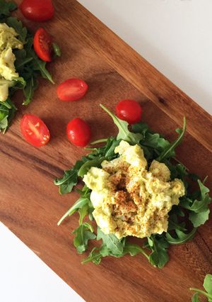 A picture of Healthy Avocado Egg Salad (No Mayo).