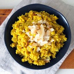 A picture of Coconut Curry Quinoa (Vegan + Gluten Free).