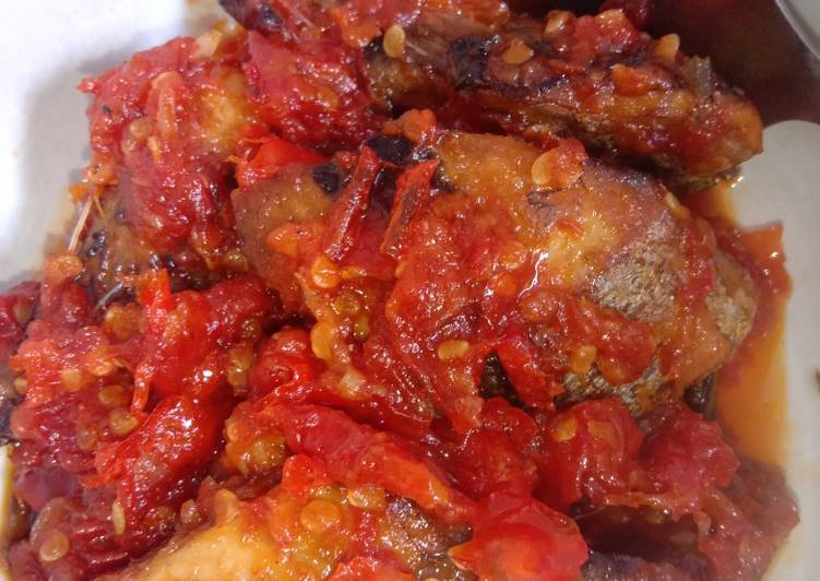 Resep Ikan cue sambal goreng Anti Gagal