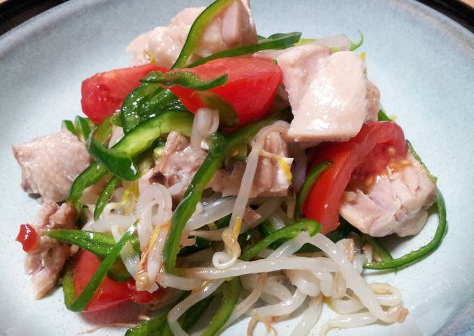 Steps to Prepare Award-winning Chicken and Green Pepper Salad