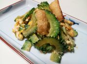 A picture of bitter melon egg dish