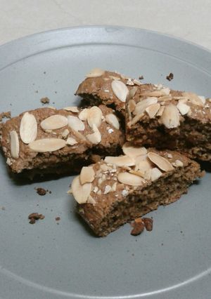 Foto resep Oatmeal Choco Almond Cakes (Gluten Free)