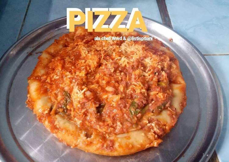 Resep Pizza Sehat Darurat (Rice Cooker), Lezat Sekali
