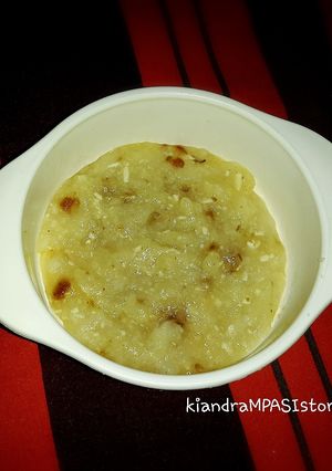Foto resep Bubur Kurma Keju (MPASI 7bulan)