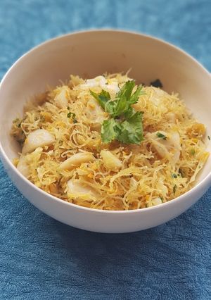 Foto resep Tanghun goreng bakso simple
