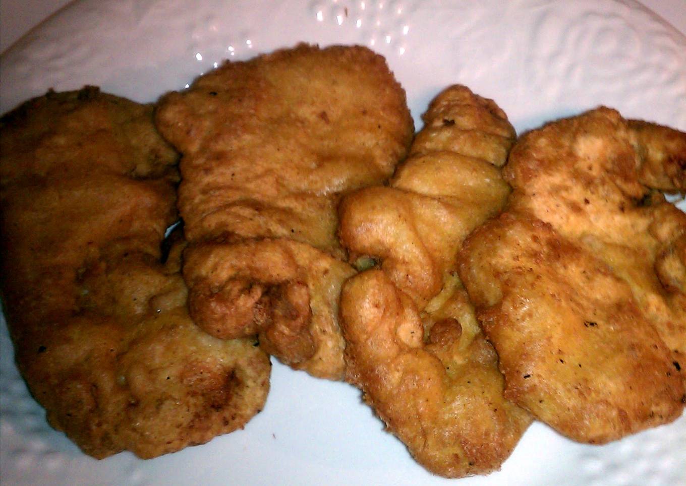 Izzy Incredible's Bud Light Platinum Battered Pork Chops