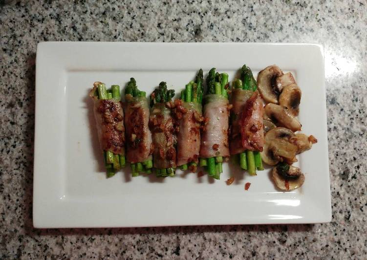 Resep Asparagus bacon jamur Lezat Sekali