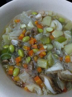 Foto resep Sup Tulang Sapi Edamame