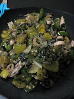 Foto resep Tumis Cumi Cabe Ijo