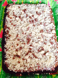 Una foto de Brownie de chocolate