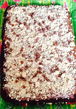 Una foto de Brownie de chocolate