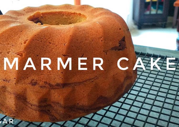 Cara Gampang Memasak Marmer Cake Jadi, Lezat