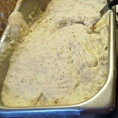 A picture of Brad's thanksgiving mashed potatoes.