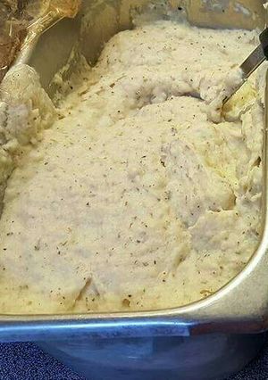 A picture of Brad's thanksgiving mashed potatoes.