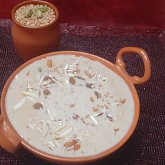 A picture of Wheat Kheer(gehu ki kheer).