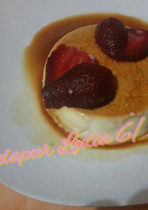 Foto resep cheese pannacota with caramel sauce