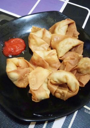 Foto resep Pangsit Goreng isi Ayam