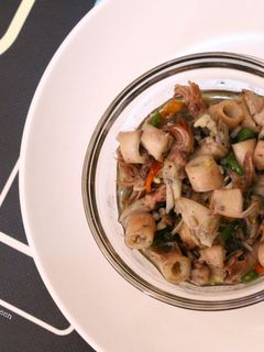 Foto resep Cumi asin saos tiram pedas