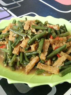 Foto resep Tumis kacang panjang