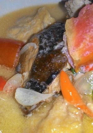 Foto resep Mangut ikan asap pedas