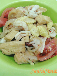 Foto resep Cumi cah Tahu putren