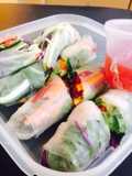 Vietnamese Fresh Raw Spring Rolls