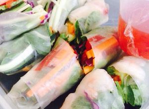 Foto resep Vietnamese Fresh Raw Spring Rolls