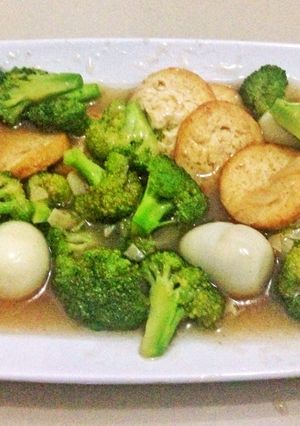 Foto resep Brokoli Cah Tofu Telur Puyuh