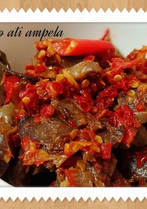 Foto resep Balado ati ampela