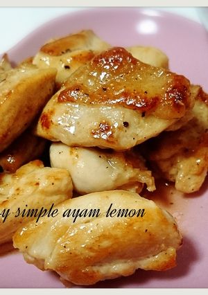 Foto resep Simple ayam lemon