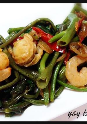 Foto resep Kangkung seafood