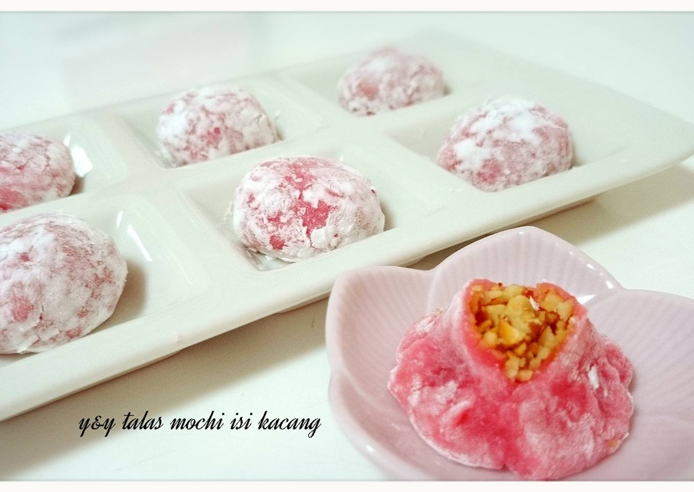 Resep Talas mochi isi kacang