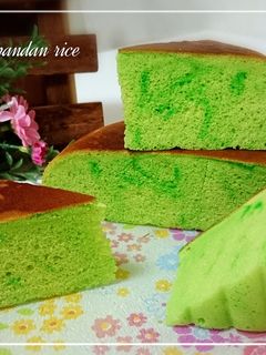 Foto resep Chiffon pandan rice cooker