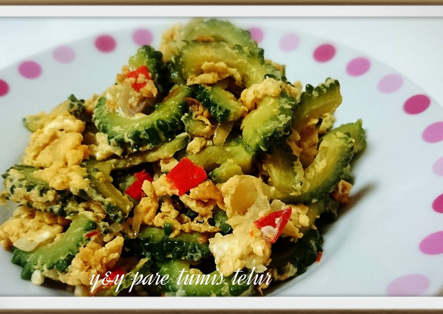 Resep Pare tumis telur oleh yNy - Cookpad