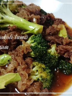Foto resep Brokoli tumis daging